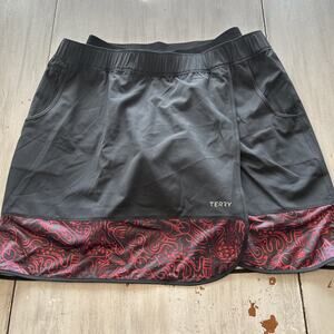 NWOT Terry Gray Rover Wrap Skirt w/ Unattached Padded Chamois Shorts Sz XXL